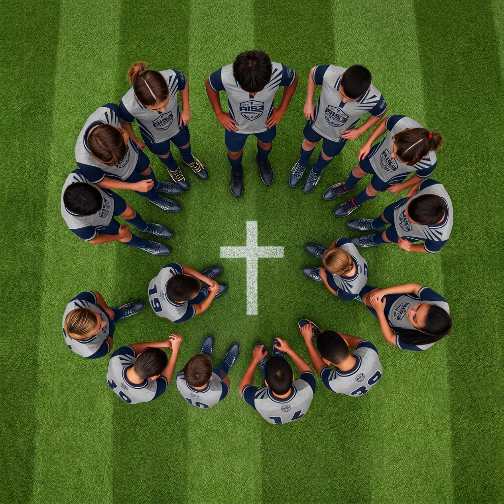 Team huddle